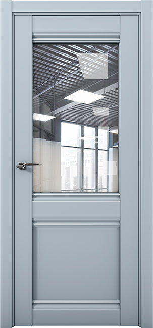 Дверь межкомнатная Кобальт Co 12 Deep Blue Прозрачное стекло