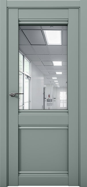 Дверь межкомнатная Кобальт Co 12 Deep Green Зеркало