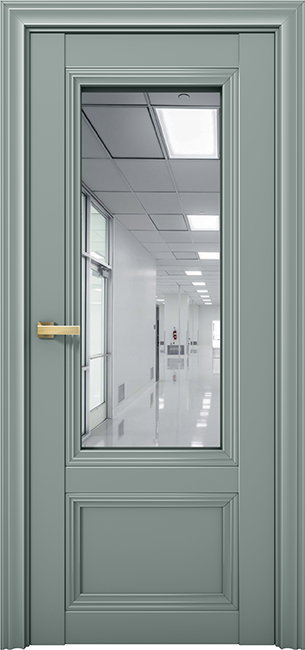 Дверь межкомнатная Кобальт Co 34 Deep Green Зеркало
