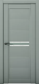 Дверь межкомнатная Кобальт Co 4 Deep Green Белый лакобель